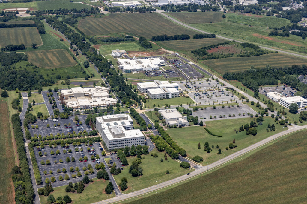 HudsonAlpha campus aerial view