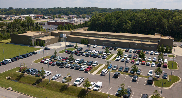 Interstate Billing Headquarters drone shot