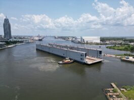 Austal launches massive Navy dry dock