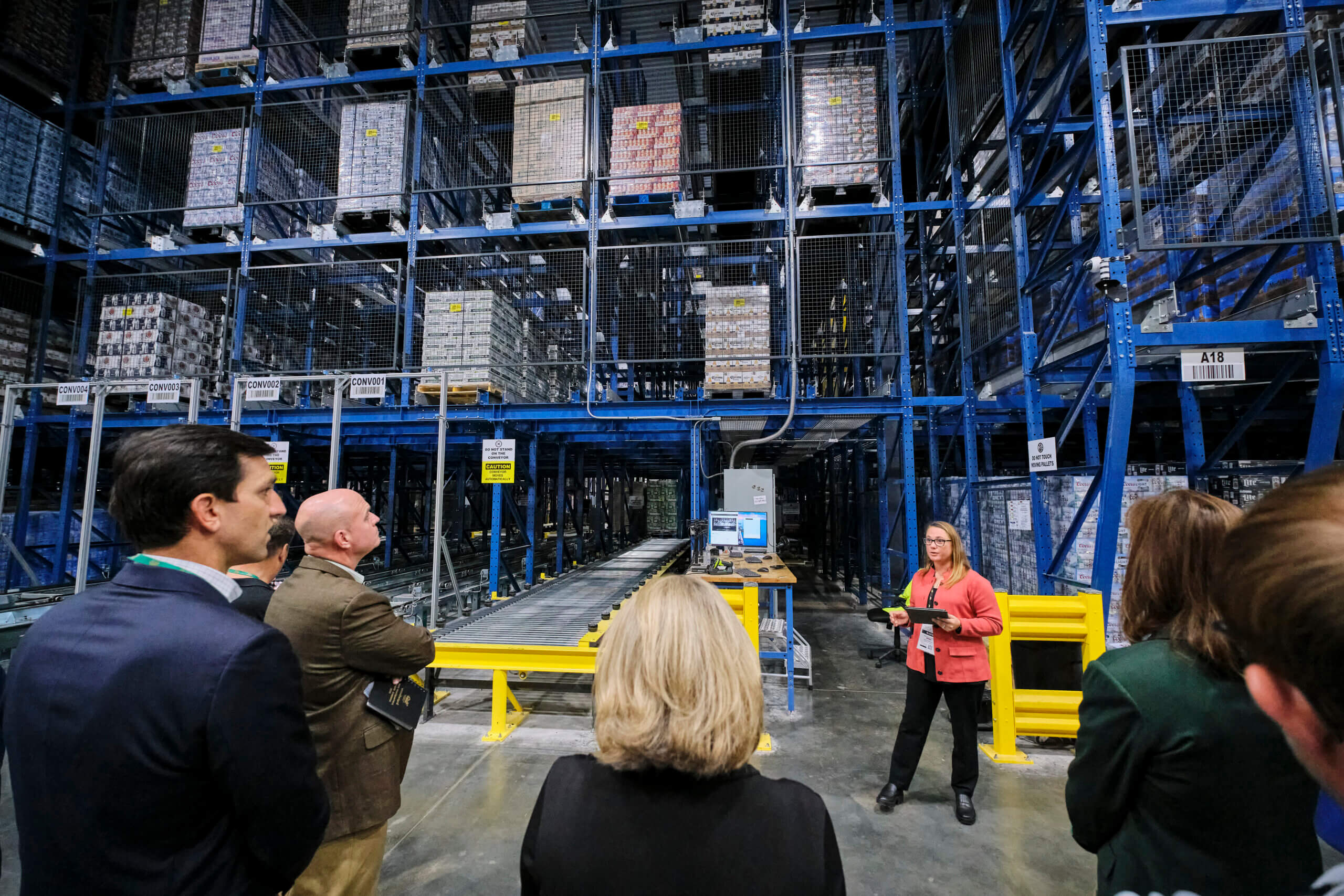 Gulf Distributing's automated beverage distribution facility in Mobile