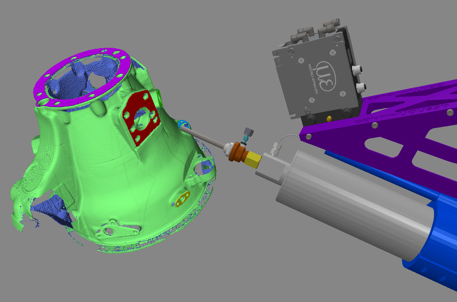 Smart Repair CAD visualization for robotic cold spray component restoration